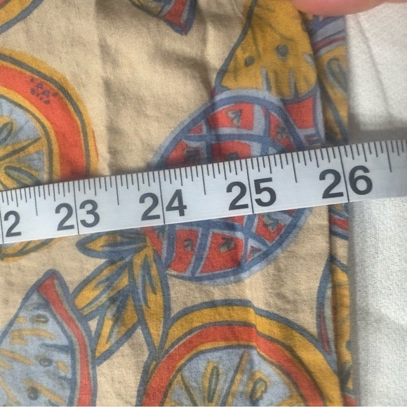 Junk Food Clothing LA Citrus Print Button Up Shirt Men’s Large Tropical Summer - Picture 7 of 9